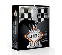 Apéro Échecs - Coffret Avec 1 Plateau De Jeu En Verre, 32 Verres À Shot Et 1 Livre De Recettes