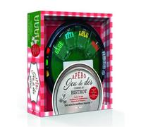 Apéro Jeu De Dés Comme Au Bistrot - Coffret Avec 1 Piste De Dés, 5 Dés, 4 Verres À Shot, 18 Jetons Et 1 Livre De Recettes