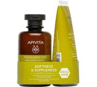 Coffret Apivita Douceur & Souplesse : shampoing + après-shampoing