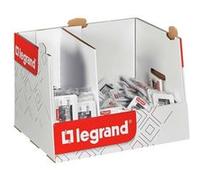 Coffret appareillage 75 supports + plaques 2 modules et 4 modules - blanc - Mosaic - Legrand G
