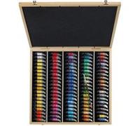 Sennelier Boîte en bois aquarelle extra fine - 100 tubes