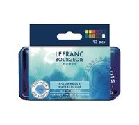 Coffret - Aquarelle Qualité Fine - Lefranc Bourgeois - 12 Demi-Godets