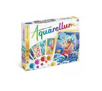 Coffret Aquarellum Collector - Dieux et Déesses Grecs - SENTOSPHERE - Multicolore - Jaune