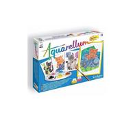 Coffret Aquarellum Junior Chatons 4 tableaux magiques - Peinture