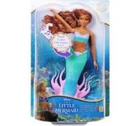 Coffret Ariel La Petite Sirene Qui Chante - Poupee mannequin 30 Cm - Set Poupée Princesse et 1 Carte Animaux - Jouet Fille