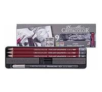 Coffret artiste graphite - Boîte métallique 9 pièces Noir G