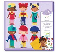 Coffret artistique Collages en feutrine - Déguisement, Djeco