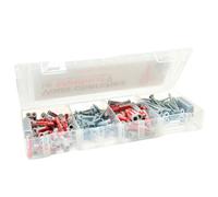 Coffret assortiment chevilles DuoPower 6x30 et 8x40 mm avec vis.