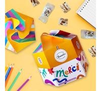 Coffret Assortiment de Nougats| Collection Merci | Remerciement Maîtresse Maître Atsem Nounou Collègue