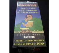 Coffret Astérix : Astérix le gaulois / Astérix et Cléopâtre / Les 12 travaux d'Astérix