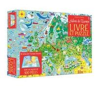 Coffret Atlas de l'Europe (Livre et puzzle) Jonathan Melmoth (Auteur), Brian Fitzgerald (Illustration), Samantha Barrett (Conception couverture ou illustration), Freya Harrison (Conception couverture 