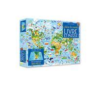 Coffret Atlas du monde (Livre + puzzle de 300 pièces)