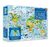 Coffret Atlas du monde (Livre + puzzle de 300 pièces) Sam Baer (Auteur), Nathalie Ragondet (Illustration), Collectif (Conception couverture ou illustration), Claire Lefebvre (Traduction)