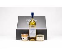 Coffret Atxuria - Foie Gras Nature, Quintessence de Foie Gras au Magret Fumé & Accompagnement Festif - Relais Gourmet | Sélection Gastronomique Française | Sans Conservateurs, Additifs ni Colorants