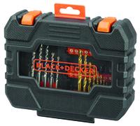 COFFRET AVEC ACCESSOIRES DE PERCAGE ET VISSAGE 50 PIECES B+D A7232
