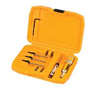 Coffret avec adaptateur, support, mèches, fraises et embouts - DT7612-XJ - DEWALT