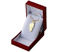 Coffret avec ensemble chaine et pendentif corse en vrai plaqué Or prêt à offrir