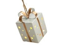 Coffret avec Étoile en Fer Ornement Artistique pour Arbre De Noël Ornement Élégant À Suspendre pour Le Nouvel an Accessoire Décoration Vacances Accessoire Célébration Festival