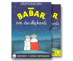 Coffret Babar 2 DVD : Babar roi des éléphants / Le Triomphe de Babar