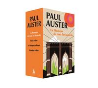 COFFRET BABEL Paul Auster "La Musique de tous les hasards" Moon Palace - La Musique du hasard - Brooklyn Follies - Paul Auster - Actes sud - Coffret - Roman