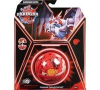 Coffret Bakugan Battle League : 1 Deka Bakugan : Titanium Dragonoid - Grande Boule Rouge + 1 Carte Tigre Offerte - Set Garçon - Jumbo