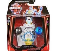 Coffret bakugan battle league - starter pack spécial attack mantid titanium dragonoid trox - set 3 boules + 1 carte tigre