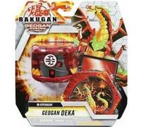 Coffret Bakugan Geogan Rising - Pack Deka Cylindre Viperagon Rouge - Jumbo - Boule - Figurine - Série 3 - Jouet Garcon