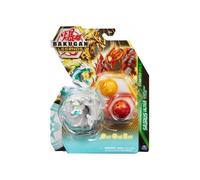 Coffret Bakugan - Pack De Démarrage Sairus Ultra Auxillataur Cycloid : 3 Boules (Blanche Jauen Rouge) - Set