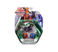 Coffret Bakugan - Pack De Démarrage Toronoid Ultra Behemos Ninjiton : 3 Boules (Rouge, Bleu, Noire) - Set Geogan