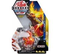 Coffret bakugan - pack evolutions blitz fox : boule rouge figurine - platinum série 4 - jouet garçon Rouge