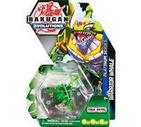 Coffret Bakugan : Pack Evolutions Warrior Whale : Boule Vert Figurine - Platinum Série 4 - Set Jouet Garçon Et 1 Carte Animaux