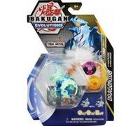 Coffret Bakugan - Pack Platinum Power Up : Dragoniod Nano Sledge Nano Lancer : 3 Boules - Set Evolutions Serie 4 + 1 Carte Tigre