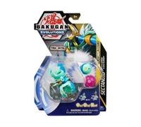 Coffret Bakugan - Pack Platinum Power Up : Sectanoid Nano Widdow Nano Sludgem : 3 Boules - Set Evolutions Serie 4 + 1 Carte Tigre