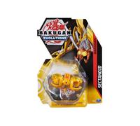 Coffret Bakugan - Pack Sectanoid : Boule Jaune Figurine - Set Evolutions Serie 4 + 1 Carte Tigre