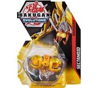 Coffret Bakugan - Pack Sectanoid : Boule Jaune Figurine - Set Evolutions Serie 4 + 1 Carte Tigre