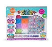 Bandai - Coffret Rainbow Loom Beadmoji Deluxe CD0124 - 2200 élastiques, 340 perles (7 ans+)