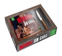 Coffret barbecue : livre avec couteau à steak pratique