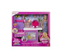 Barbie – Poupée Les Mystères de Barbie : Détectives de Plage Malibu, coffret de jeu, 20 accessoires