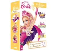 Coffret Barbie - Collection Princesse : Barbie En Super Princesse + Barbie Et La Porte Secrète + Barbie Apprentie Princesse - Pack