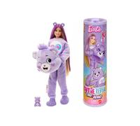 Coffret Barbie Cutie Reveal - Poupee avec Costume peluche Bisounours Tougentille 10 surprises - Set Jouet Fille + Carte Animal