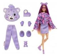 Coffret Barbie Cutie Reveal - Poupee avec Costume peluche Bisounours Tougentille 10 surprises - Set Jouet Fille + Carte Animal