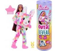 Coffret Barbie Cutie Reveal - Poupee Fashion avec Costume peluche Lapin 10 surprises - Nouveaute - Set Jouet Fille + Carte Animal