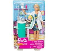 Barbie Coffret Poupée Métiers Dentiste Blonde