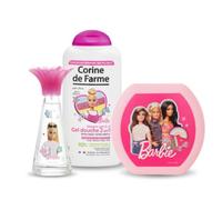 Coffret Barbie Enfant Eau De Toilette, Gel Douche 2 En 1 Et Boîte À Goûter Multicolore TU