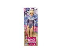 Coffret Barbie Gymnastique + Poupées + 2 massues et le ruban - Poupée Mannequin Sport - Set 4 Pieces + 1 Carte Animal