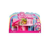 Coffret Barbie Maison avec toboggan de Poupée + 1 Figurine + Accessoires - Set Mini Pour Barbieland + 1 Carte Animal