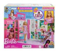 Coffret Barbie Maison de vacances avec poupée F