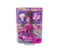 Coffret Barbie Poupee Patineuse Artistique Et 3 Accessoires - Set Poupée Mannequin Métier + 1 Carte Offerte