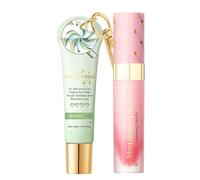 Coffret baume et huile pour les lèvres, baume hydratant avec gloss et bau-me pour lèvres sèches et gercées, brillant longue tenue au beurre de karité, hydratant et lisse (1PCS-B)