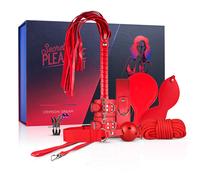 Coffret BDSM débutant 10 accessoires - Rouge